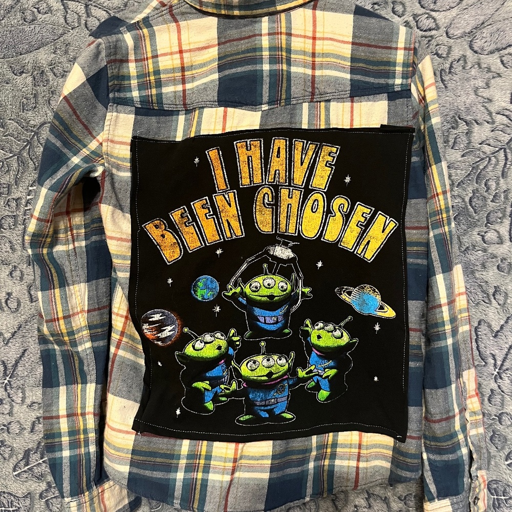 Toy Story Upcycled Flannel